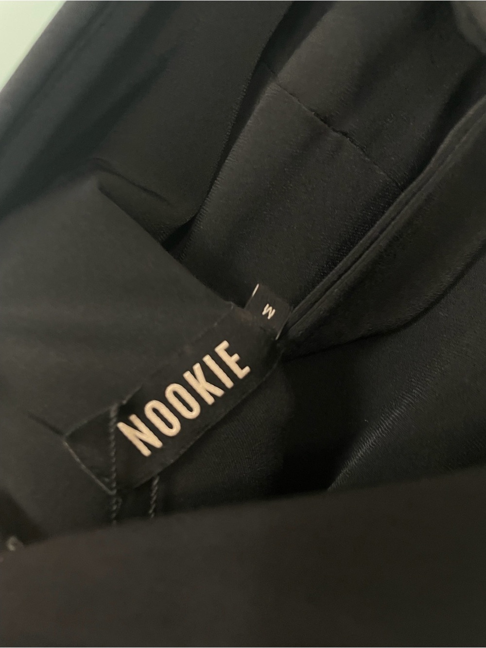 Revolve x Nookie Illegal Halter Gown In Black‎ Maxi Dress Women Medium - Picture 6 of 6